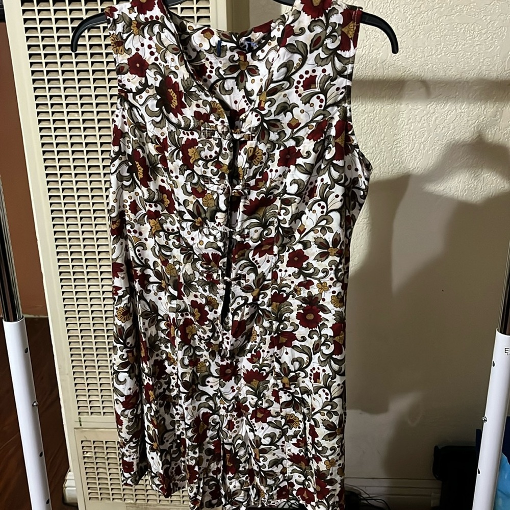 Cute Red Floral Romper